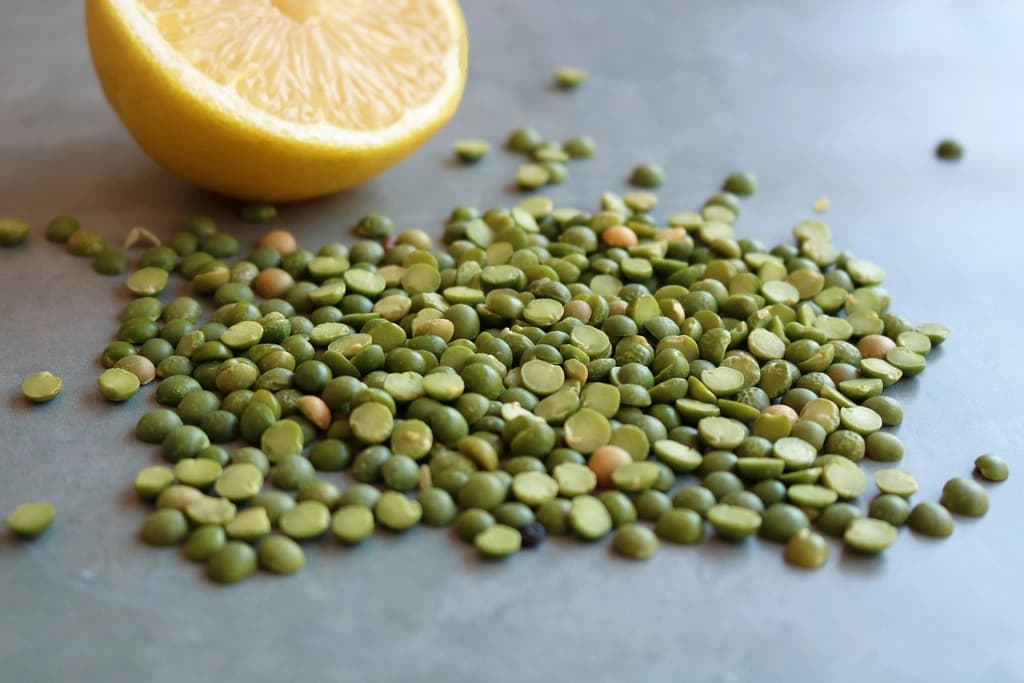 Dried lentils