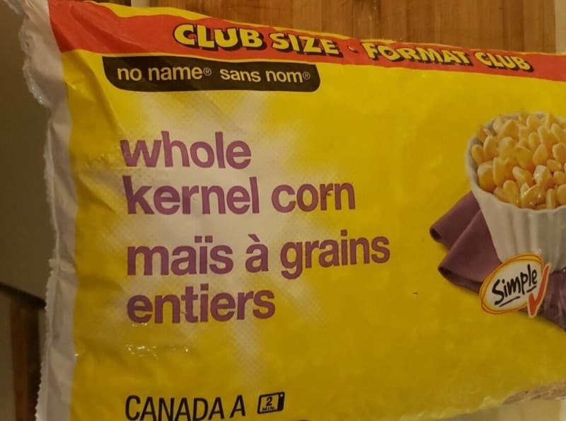 Frozen corn