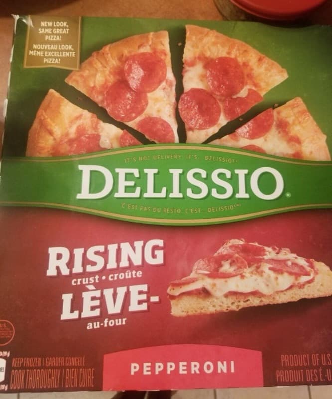 Frozen pizza