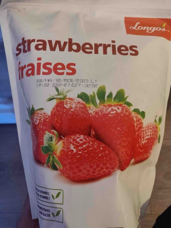 Frozen strawberries